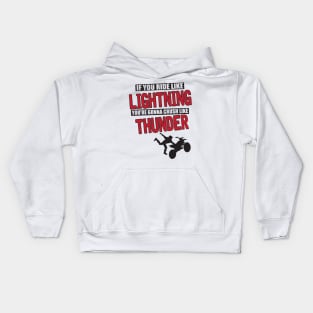 Ride like lightning Kids Hoodie